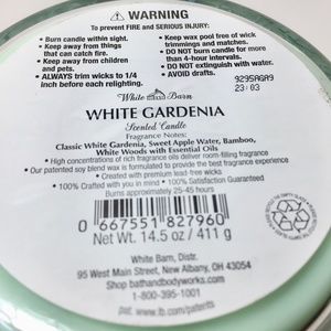 Bath & Body Works Accents - WHITE GARDENIA 3 Wick Candle Bath & Body Works Accents - WHITE GARDENIA 3 Wick Candle